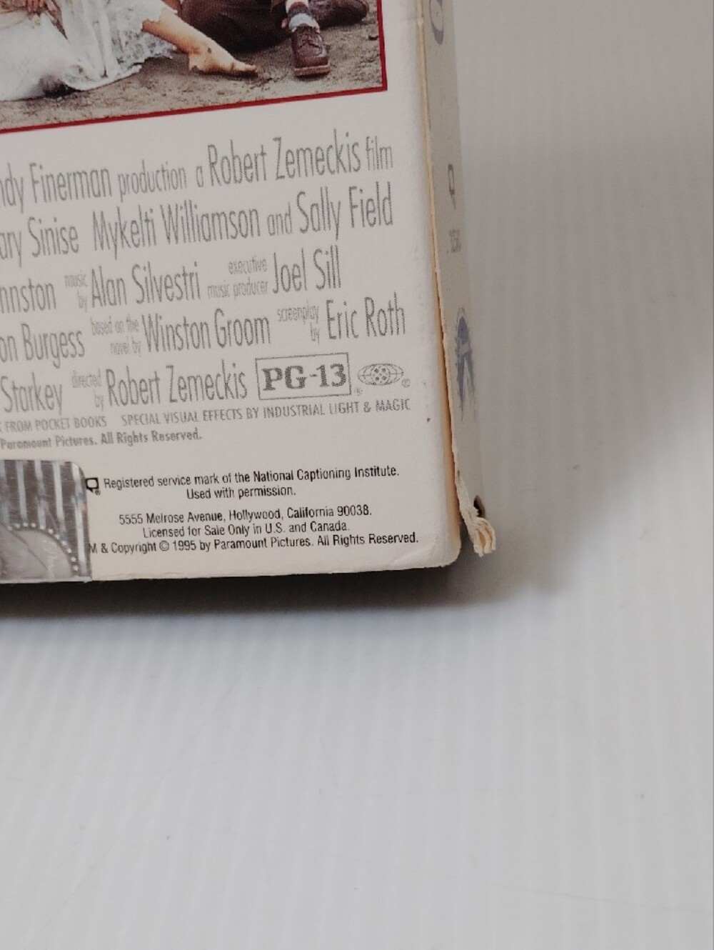 5 For $7 Forrest Gump VHS Tape and Box - White Black - Picture 5 of 7